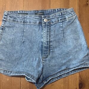 Wild Fable Blue High Waist Denim Shorts